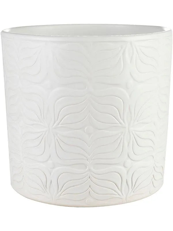 Sil Plant Pot 15cm Height 15cm Dia Pot Matt White