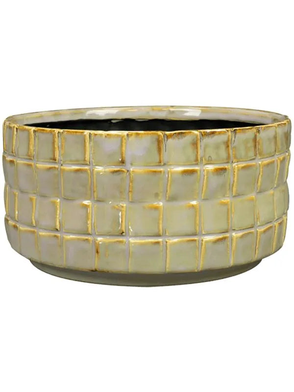 Stian Plant Pot 10cm Height 18cm Dia Bowl Soft Jade