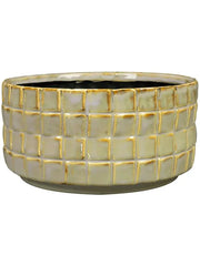 Stian Plant Pot 10cm Height 18cm Dia Bowl Soft Jade