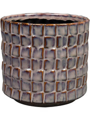 Stian Plant Pot 12cm Height 11cm Dia Pot Deep Purple