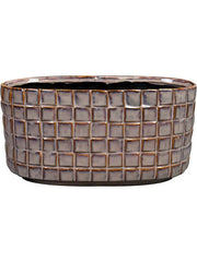 Stian Plant Pot 13cm Height 11cm Dia Planter Deep Purple