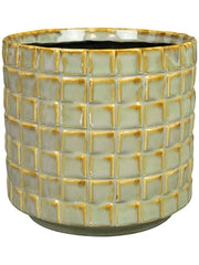 Stian Plant Pot 15cm Height 14cm Dia Pot Soft Jade