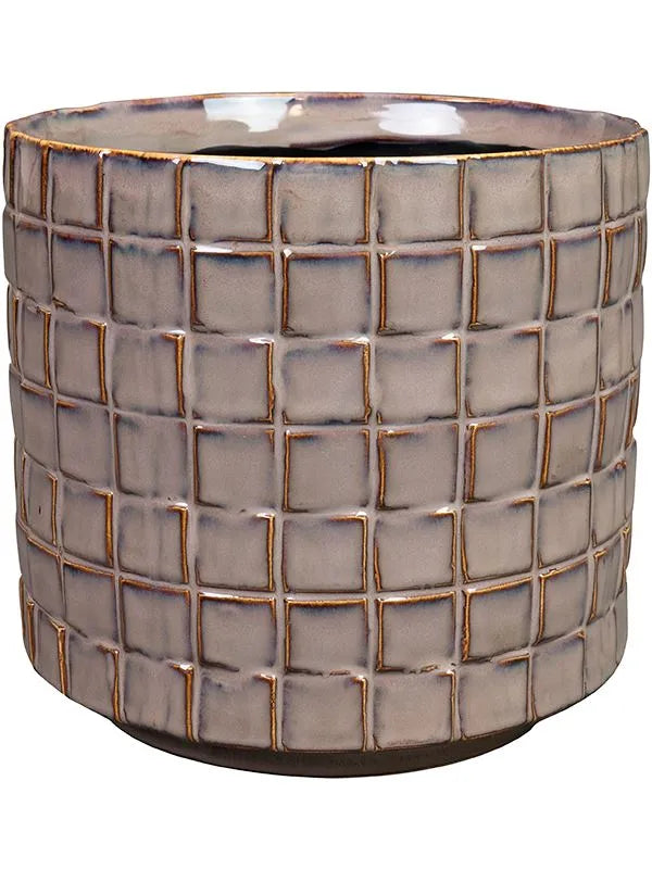 Stian Plant Pot 17cm Height 16cm Dia Pot Deep Purple