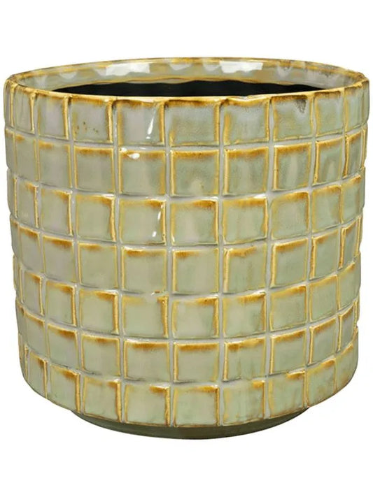 Stian Plant Pot 17cm Height 16cm Dia Pot Soft Jade