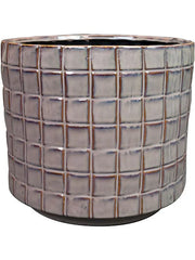 Stian Plant Pot 20cm Height 19cm Dia Pot Deep Purple