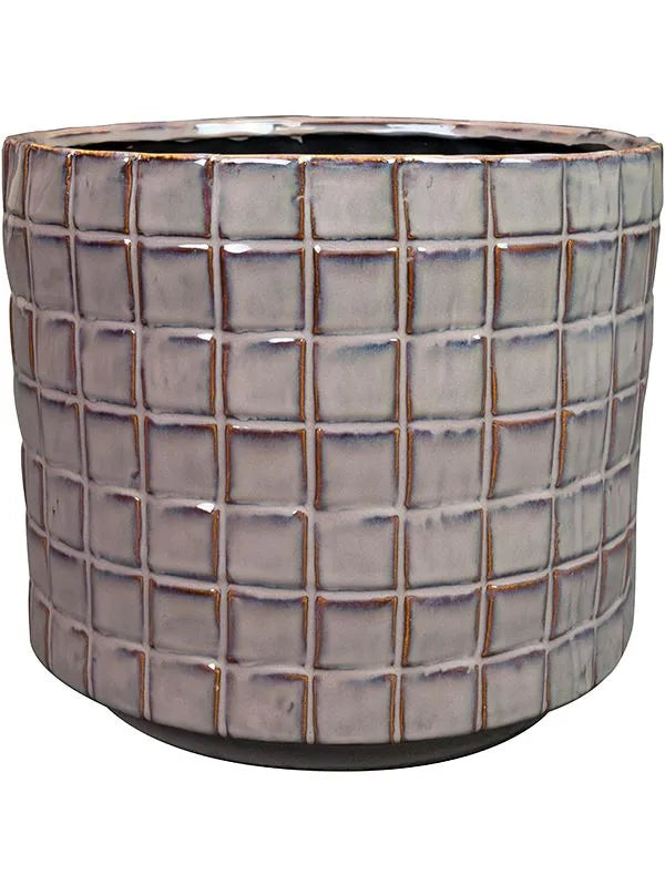 Stian Plant Pot 22cm Height 23cm Dia Pot Deep Purple