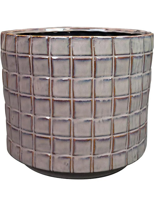 Stian Plant Pot 22cm Height 23cm Dia Pot Deep Purple