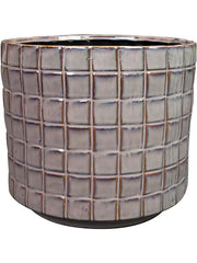 Stian Plant Pot 22cm Height 23cm Dia Pot Deep Purple