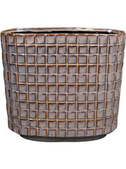 Stian Plant Pot 24cm Height 11cm Dia Planter Deep Purple