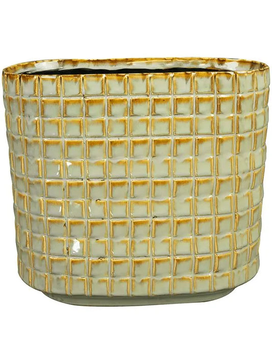 Stian Plant Pot 24cm Height 11cm Dia Planter Soft Jade