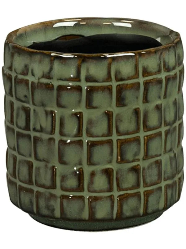 Stian Plant Pot 7cm Height 6cm Dia Pot Moss Green