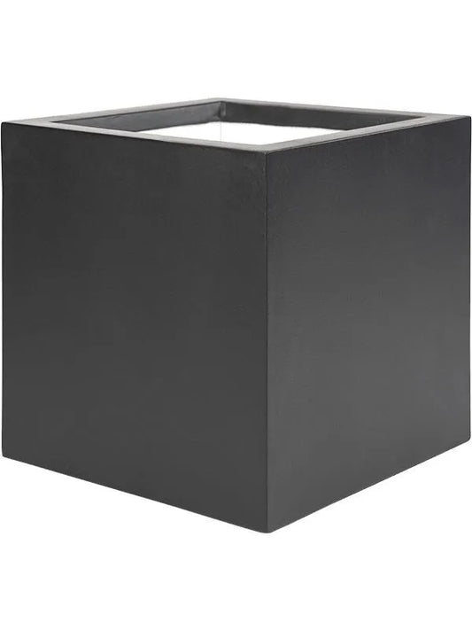 Stretto Plant Pot 40cm Height 32cm Dia Cube Anthracite