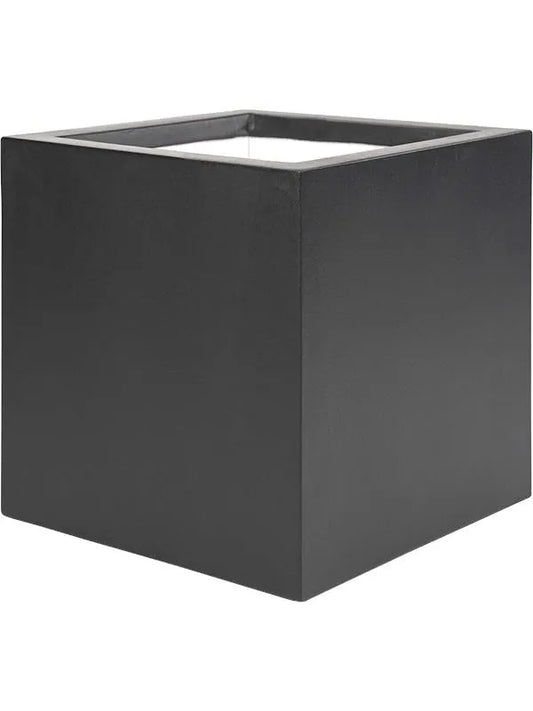 Stretto Plant Pot 50cm Height 52cm Dia Cube Anthracite