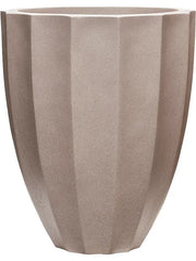 Striata Urban Plant Pot 80cm Height 56cm Dia Partner Urban Cement Grey