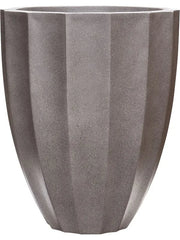 Striata Urban Plant Pot 80cm Height 56cm Dia Partner Urban Cool Grey