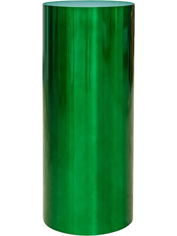 Superline Pilaro Plant Pot 75cm Height 29cm Dia On ring transparent green