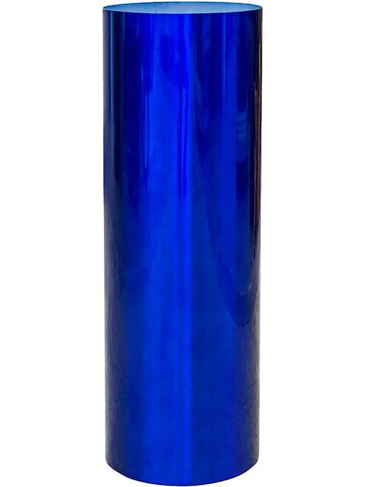 Superline Pilaro Plant Pot 90cm Height 29cm Dia On ring transparent blue