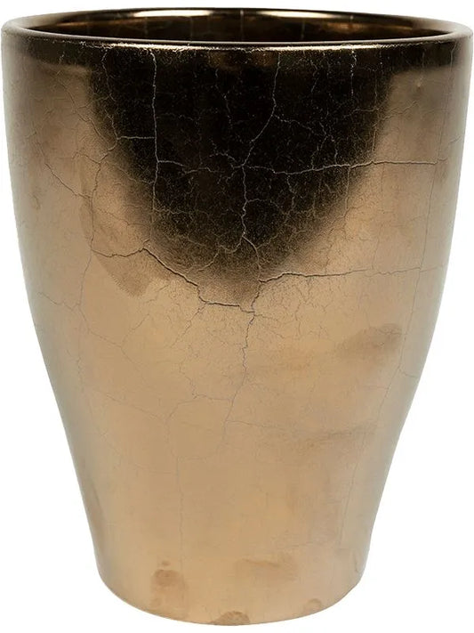 Sven Plant Pot 17cm Height 12cm Dia Pot Gold