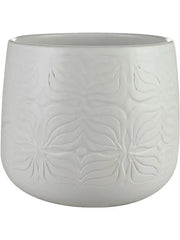 Sytse Plant Pot 13cm Height 12cm Dia Pot Matt White