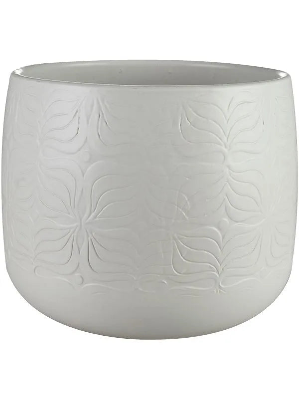 Sytse Plant Pot 15cm Height 15cm Dia Pot Matt White