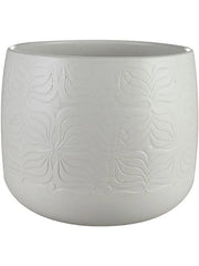 Sytse Plant Pot 15cm Height 15cm Dia Pot Matt White