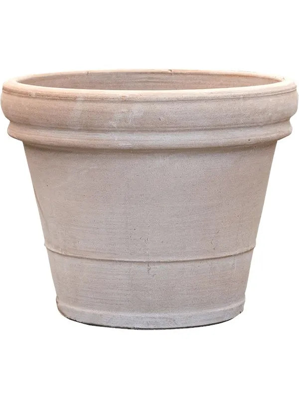 Terra Cotta Plant Pot 49cm Height 51cm Dia Doppio bordo Grey