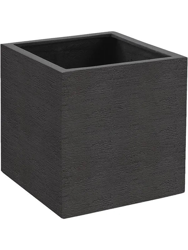 Terreno Plant Pot 30cm Height 24cm Dia Cube Earth
