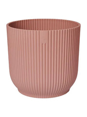 Vibes Fold Plant Pot 10.5cm Height 10.5cm Dia Round Mini Delicate Pink