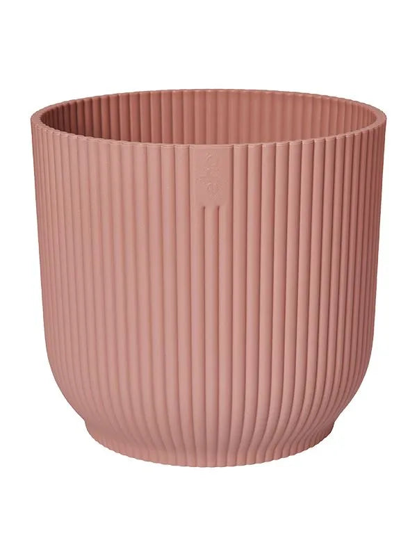 Vibes Fold Plant Pot 6.5cm Height 6.5cm Dia Round Mini Delicate Pink