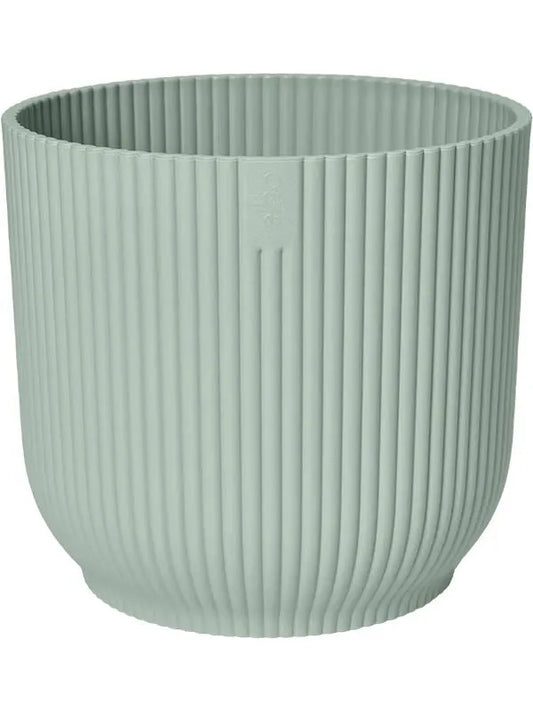 Vibes Fold Plant Pot 6.5cm Height 6.5cm Dia Round Mini Sorbet Green