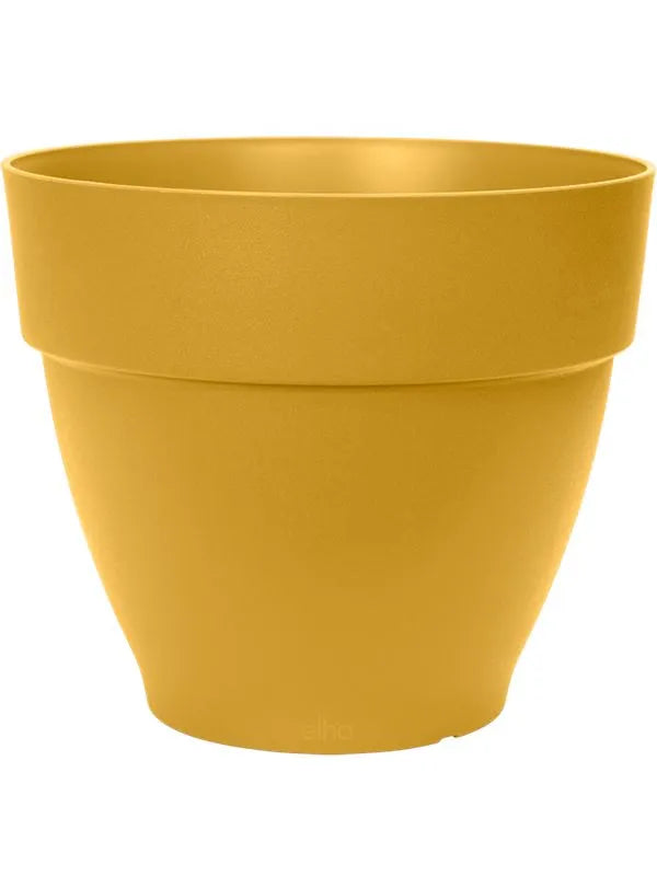 Vibia Plant Pot 17cm Height 19cm Dia Campana Round Honey Yellow