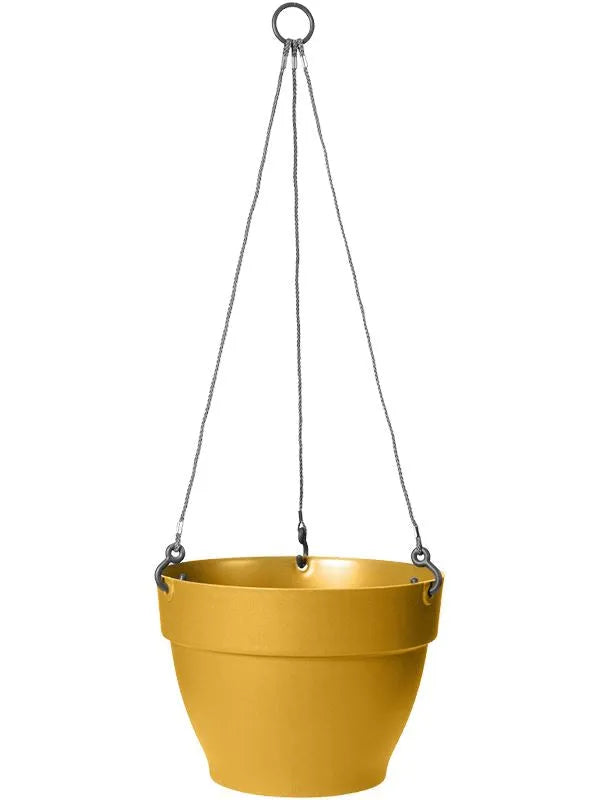 Vibia Plant Pot 18cm Height 25cm Dia Campana Hanging Basket Honey Yellow