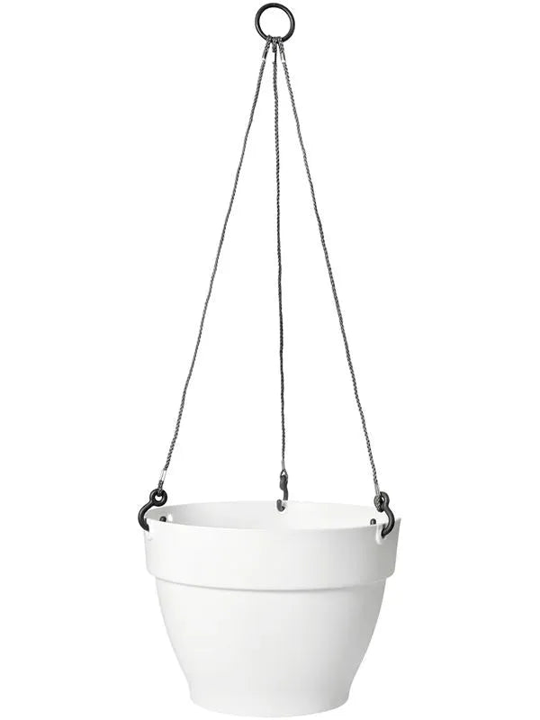 Vibia Plant Pot 18cm Height 25cm Dia Campana Hanging Basket White
