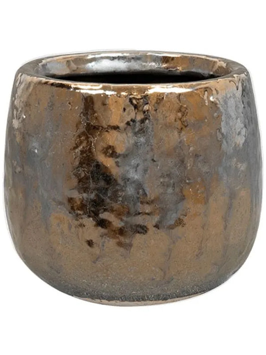 Yvette Plant Pot 7cm Height 6.5cm Dia Pot Gold