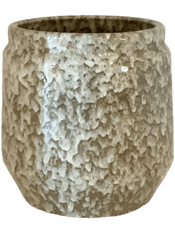 Antes Plant Pot 28cm Height 22cm Dia Pot Reactive Sandy Beige Pots & Planters