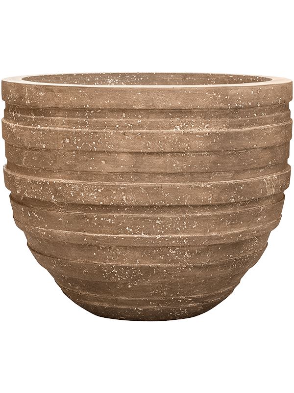 Baq Polystone Coated Junar Plant Pot 56cm Height 61cm Dia Couple Rock