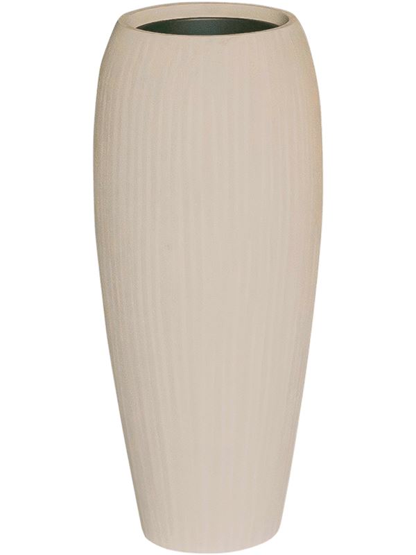 Baq Polystone Coated Plain Plant Pot 90cm Height 24cm Dia Emperor Natural (with liner) Pots & Planters