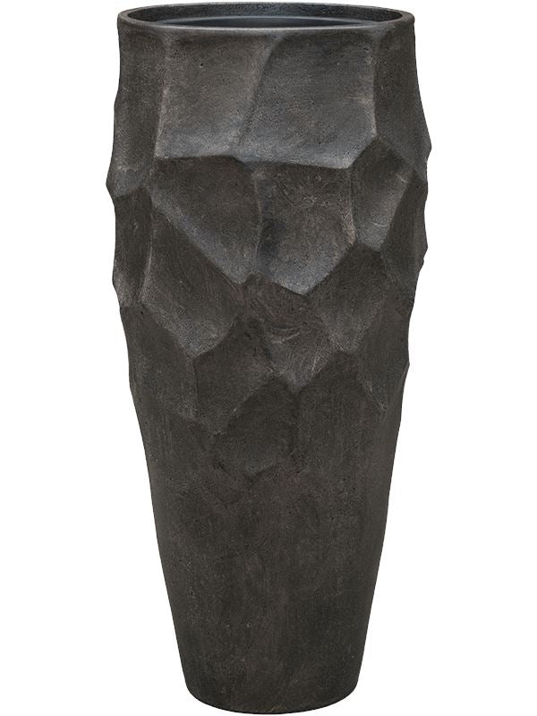 Baq Polystone Nathan James Plant Pot 90cm Height 27cm Dia Partner Pueter Champagne (with liner)