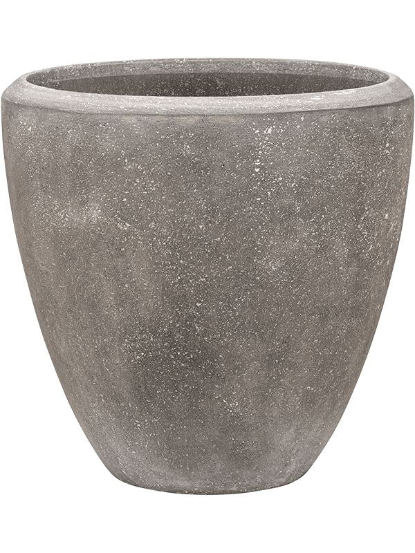 Baq Polystone Plain Plant Pot 65cm Height 58cm Dia Couple Grey