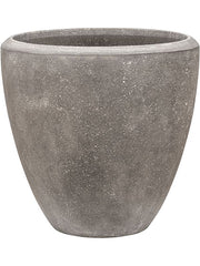 Baq Polystone Plain Plant Pot 65cm Height 58cm Dia Couple Grey