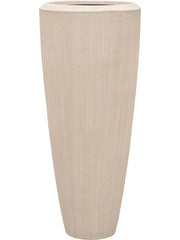 Baq Polystone Plain Plant Pot 120cm Height 39cm Dia Partner Natural (with liner)
