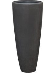 Baq Polystone Plain Plant Pot 120cm Height 39cm Dia Partner Smoke (with liner)