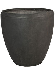 Baq Polystone Plain Plant Pot 80cm Height 71cm Dia Couple Smoke