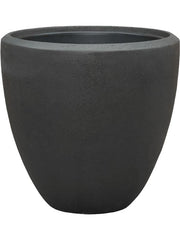 Baq Polystone Plain Plant Pot 50cm Height 41cm Dia Couple Smoke (with liner)