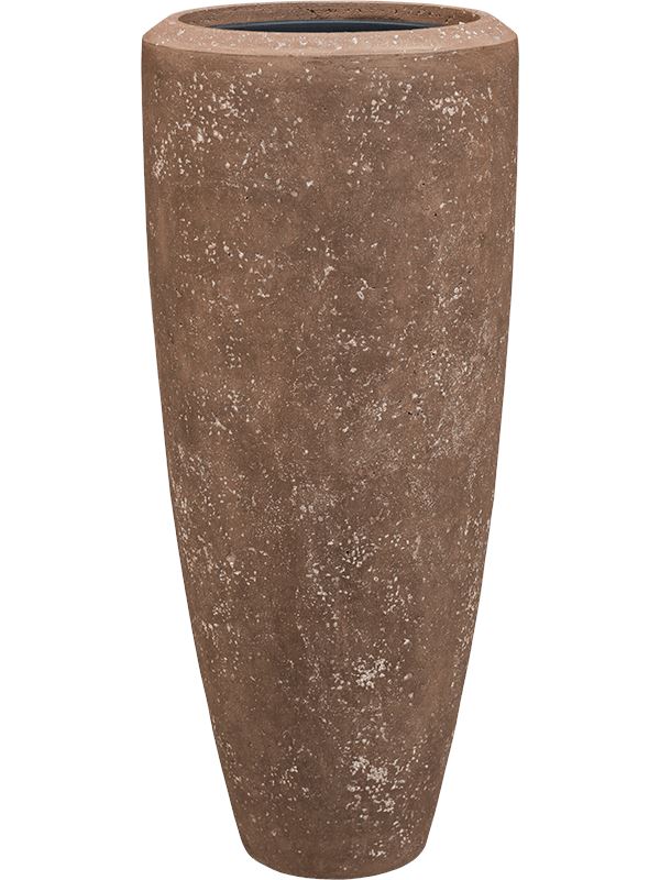 Baq Polystone Plain Plant Pot 90cm Height 27cm Dia Partner Rock (with liner)