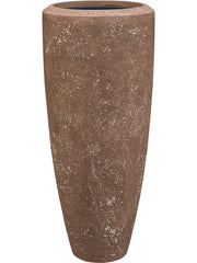 Baq Polystone Plain Plant Pot 90cm Height 27cm Dia Partner Rock (with liner)