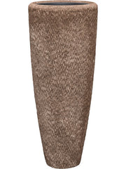 Baq Polystone Rough Plant Pot 120cm Height 39cm Dia Partner Rock (with liner)