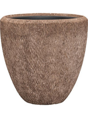 Baq Polystone Rough Plant Pot 50cm Height 41cm Dia Couple Rock (with liner)