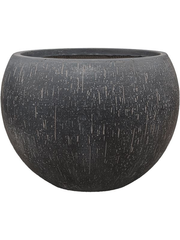 Baq Raindrop Plant Pot 30cm Height 31cm Dia Globe Anthracite