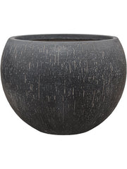 Baq Raindrop Plant Pot 30cm Height 31cm Dia Globe Anthracite